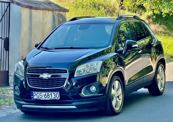 Chevrolet Trax cena 38999 przebieg: 96000, rok produkcji 2013 z Przasnysz małe 67